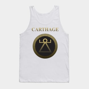 Ancient Carthage Sacred Band Shield Tank Top